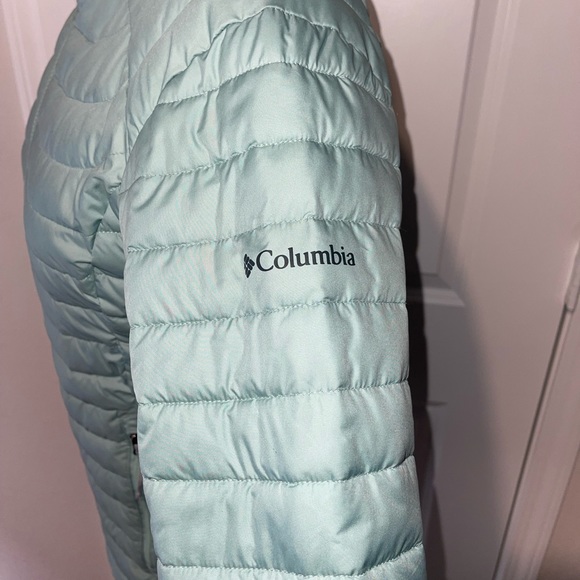 Columbia Powder Lite Insulated Jacket in Aqua Haze - Picture 11 of 16